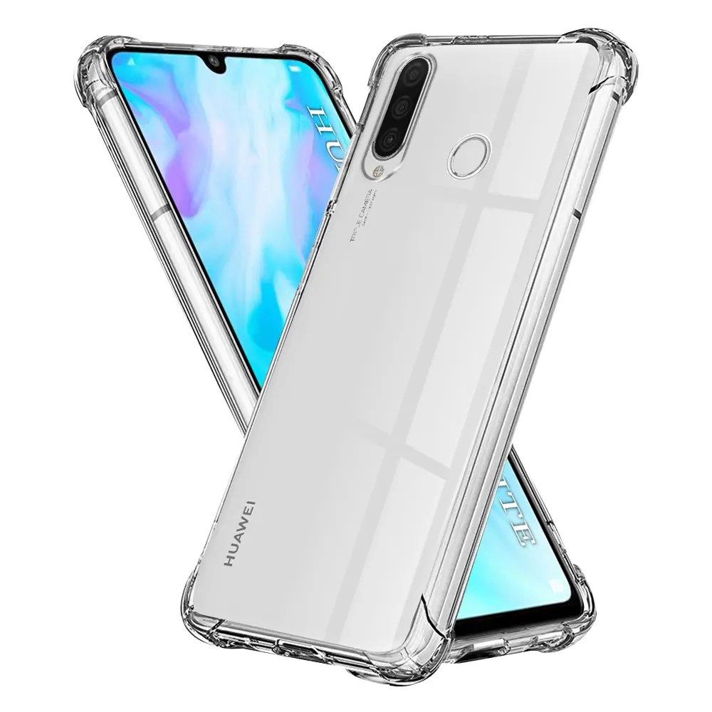 Techsuit Nárazuvzdorný průhledný silikon Huawei P30 Lite