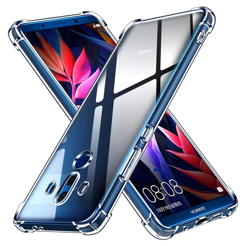 Techsuit Nárazuvzdorný Průhledný Silikon Huawei Mate 10 Pro Clear