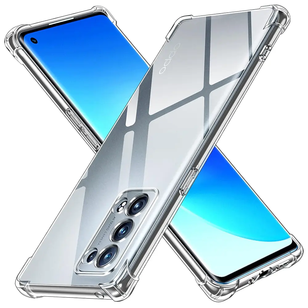 Techsuit Nárazuvzdorný Kryt Oppo Reno6 Pro 5G (Snapdragon) Průhledný