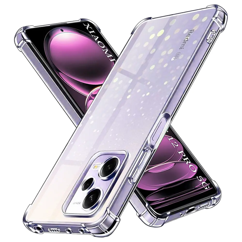Techsuit Nárazuvzdorný Čirý Silikonový Xiaomi Redmi Note 12 Pro 5G Clear