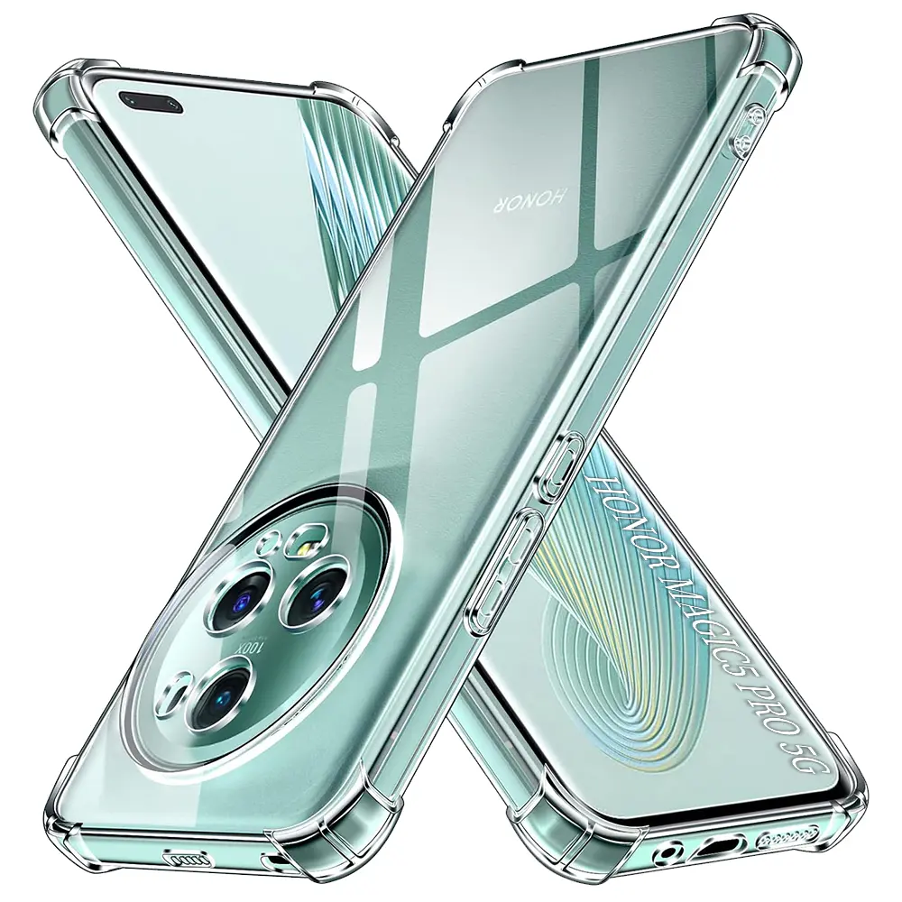 Techsuit Nárazuvzdorný Průhledný Silikon Honor Magic5 Pro Clear