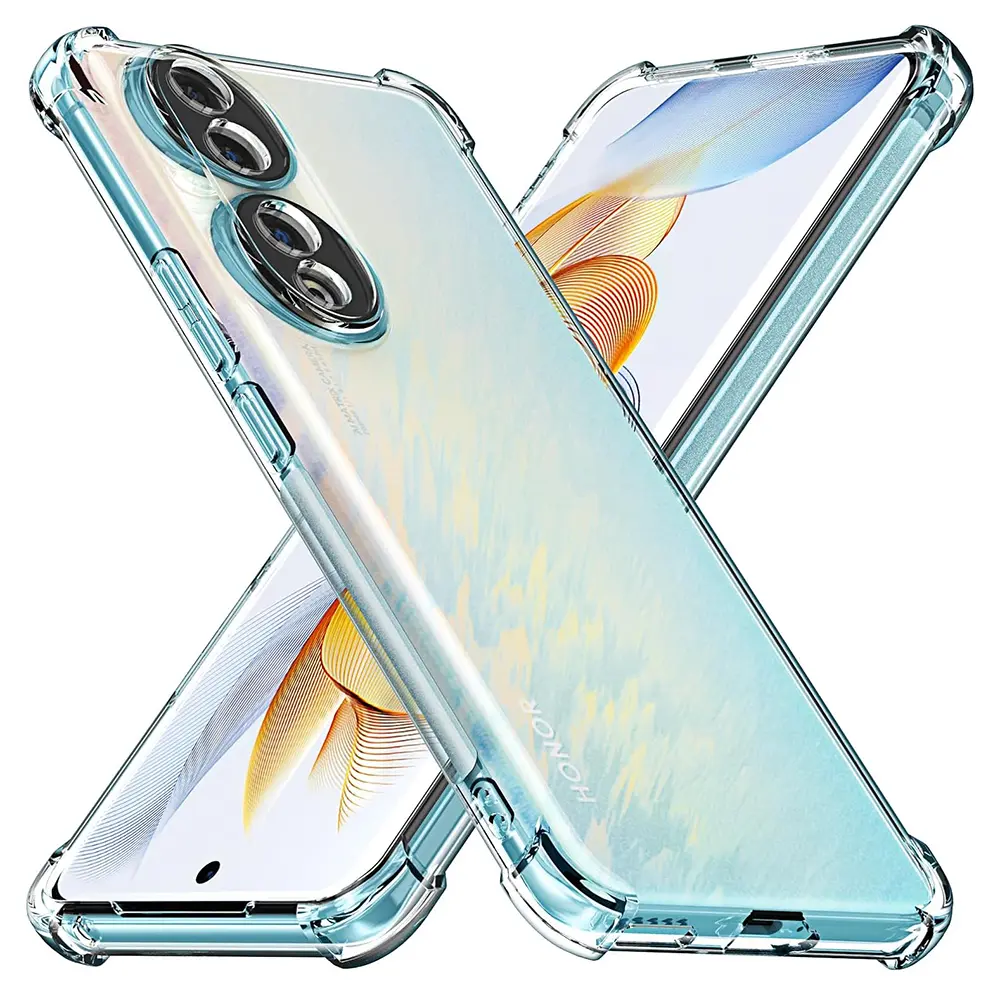 Techsuit Nárazuvzdorný Průhledný Silikon Honor 90 Pro Clear