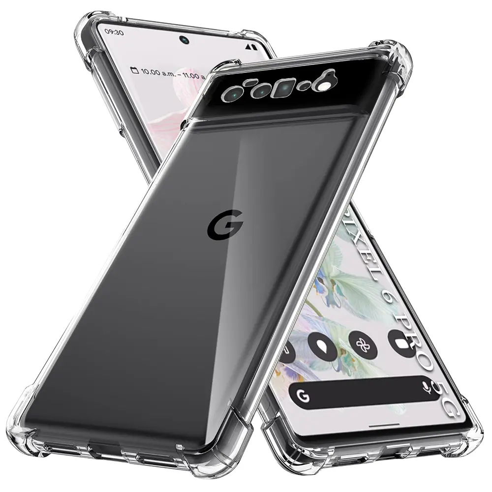 Techsuit Nárazuvzdorný Průhledný Silikon Google Pixel 6 Pro Clear