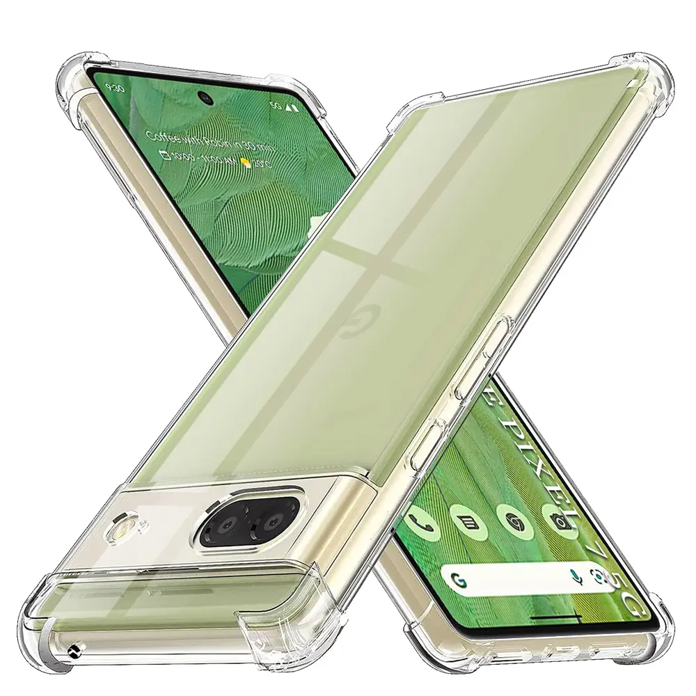 Techsuit Nárazuvzdorný Průhledný Silikonový Google Pixel 7 Clear