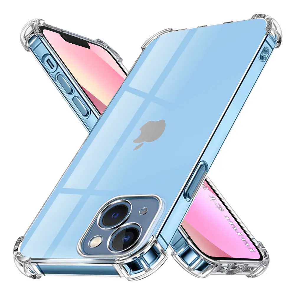 Techsuit Nárazuvzdorný Průhledný Silikon iPhone 13 mini Clear