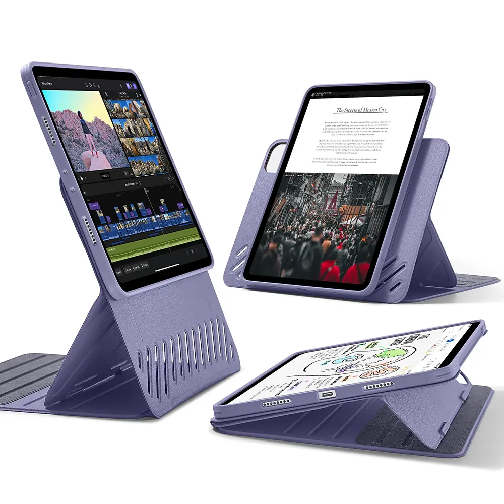 Pouzdro ESR Shift Magnetic pro iPad Pro 11 2024 2025 Purple