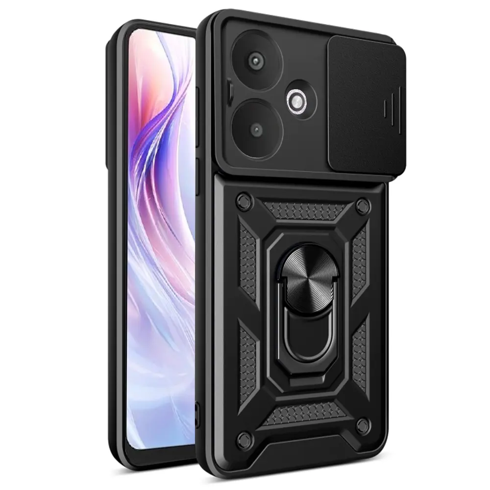 Techsuit CamShield, Xiaomi Redmi 13C 5G / Poco M6, černý