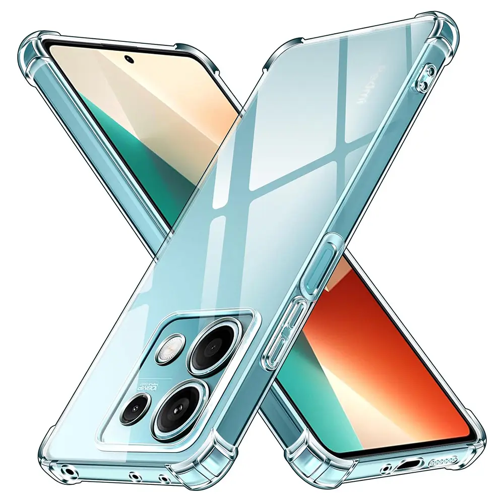 Techsuit Nárazuvzdorný Průhledný Silikon Xiaomi Redmi Note 13 5G