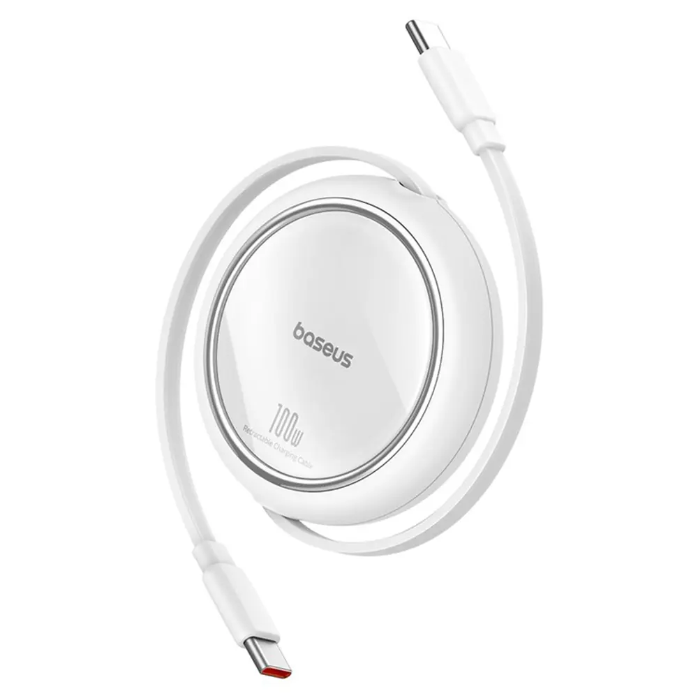 Kabel BASEUS Free2Draw USB-C/USB-C 1m White 100W