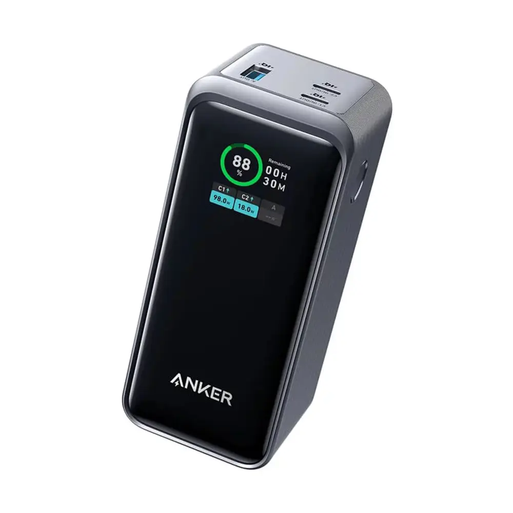 Anker Power Bank Prime A1336011 20000mAh 200W Displej Černá