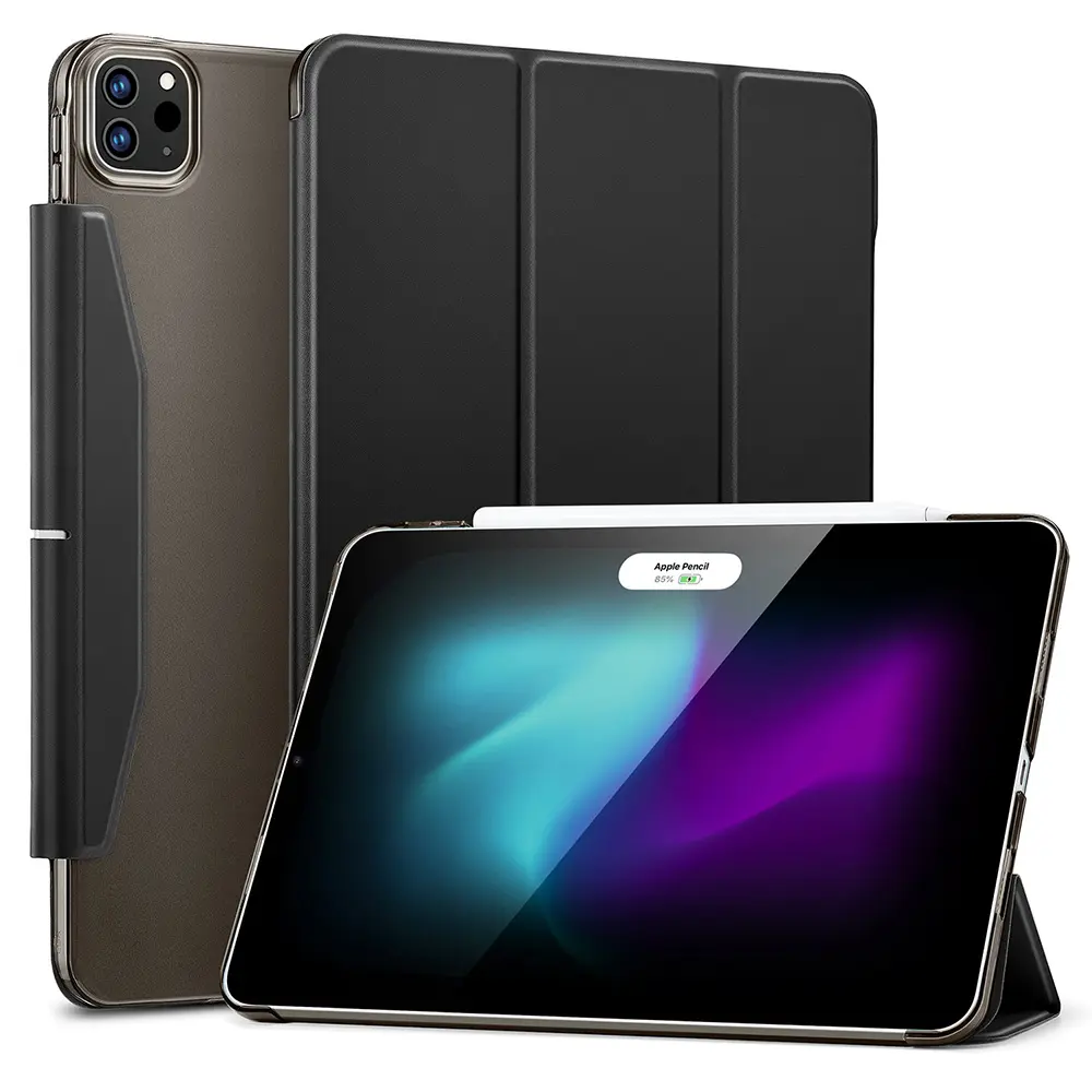 ESR Ascend Trifold ochranný obal – iPad Pro 13 (2024) – Matný Černý