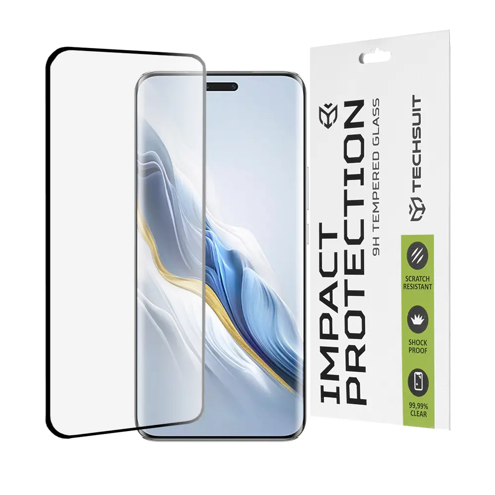 Techsuit 111D Sklo 3D Plné lepení Honor Magic6 Pro Black