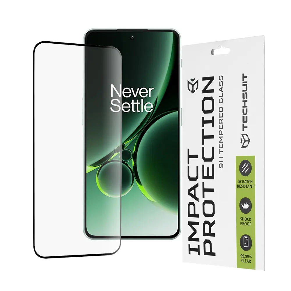 Techsuit 111D Celoplošné Celolepicí sklo OnePlus Nord 3 Černé