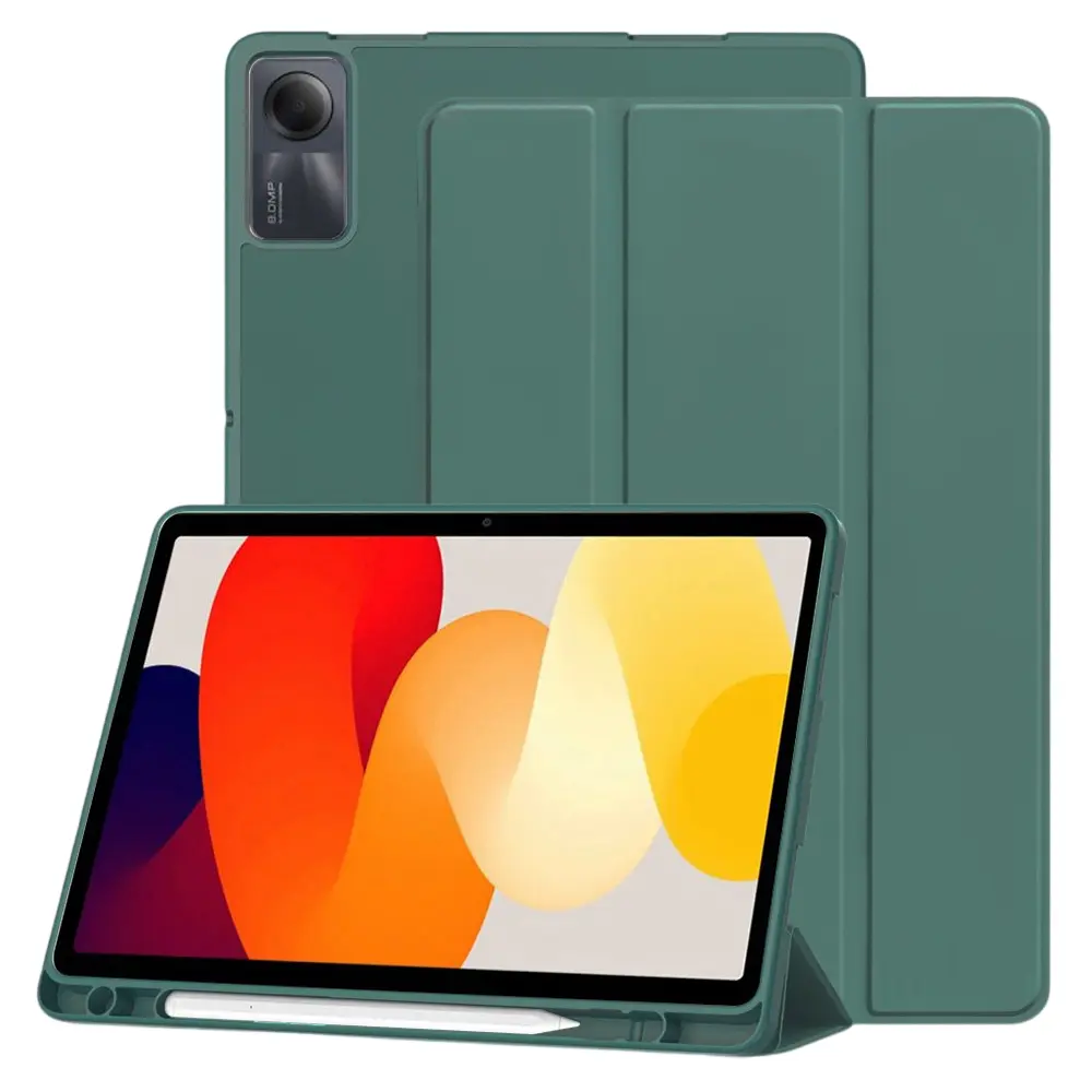 Techsuit Trifold držák pera Xiaomi Redmi Pad SE 11 Zelený
