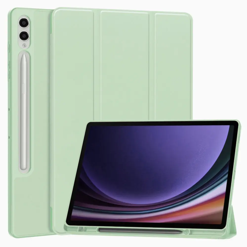 Techsuit Flex Trifold držák tužky Samsung Tab S9 Plus Matcha zelená