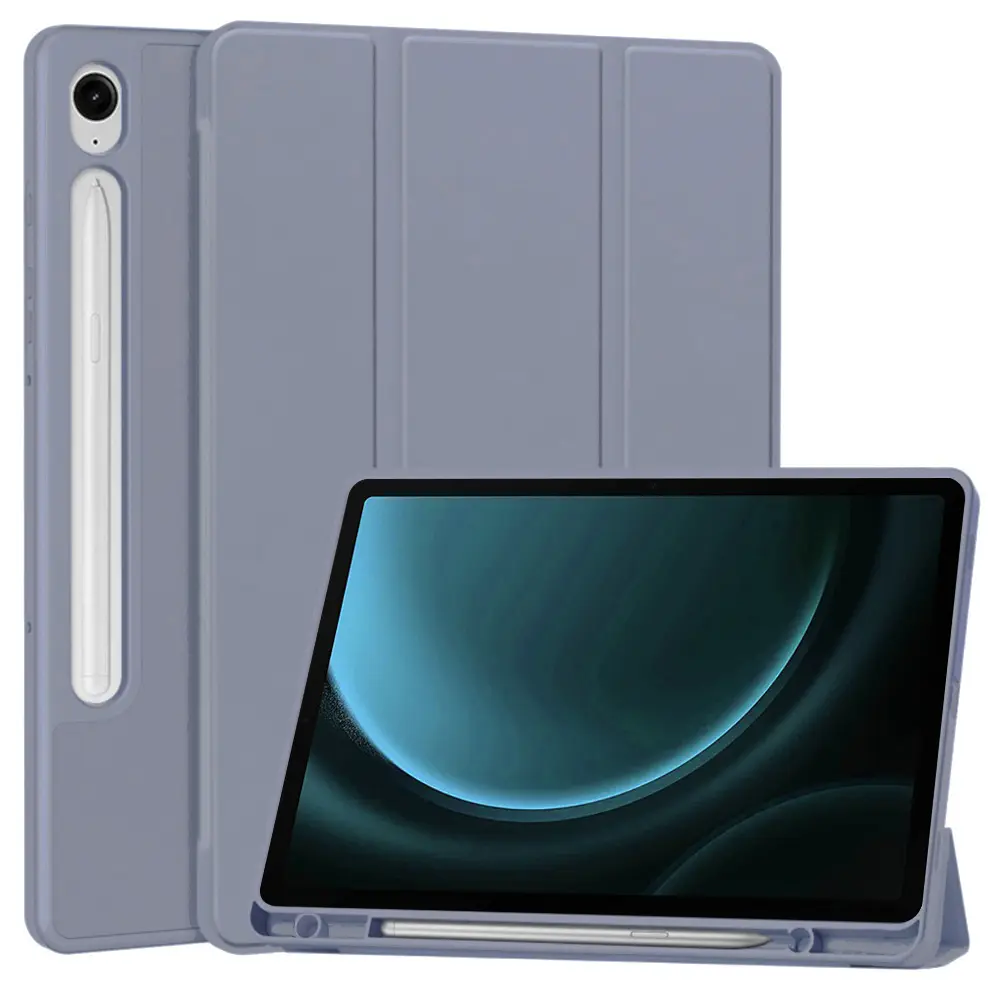 Pouzdro Techsuit Flex Trifold S9 S9 FE S10 FE Fialové