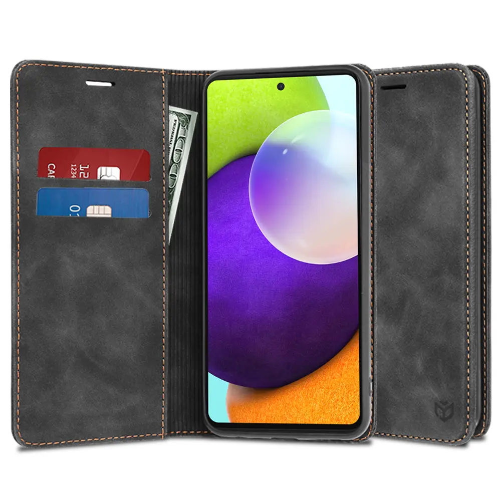 Techsuit Pohodlný kryt Samsung Galaxy A52 4G A52 5G A52s 5G Černý