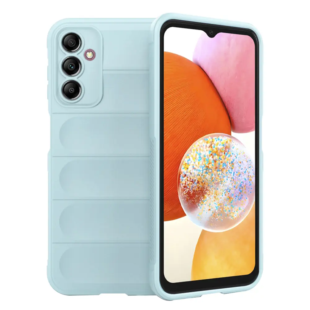 Techsuit Kouzelný štít Samsung Galaxy A14 4G A14 5G Modrý