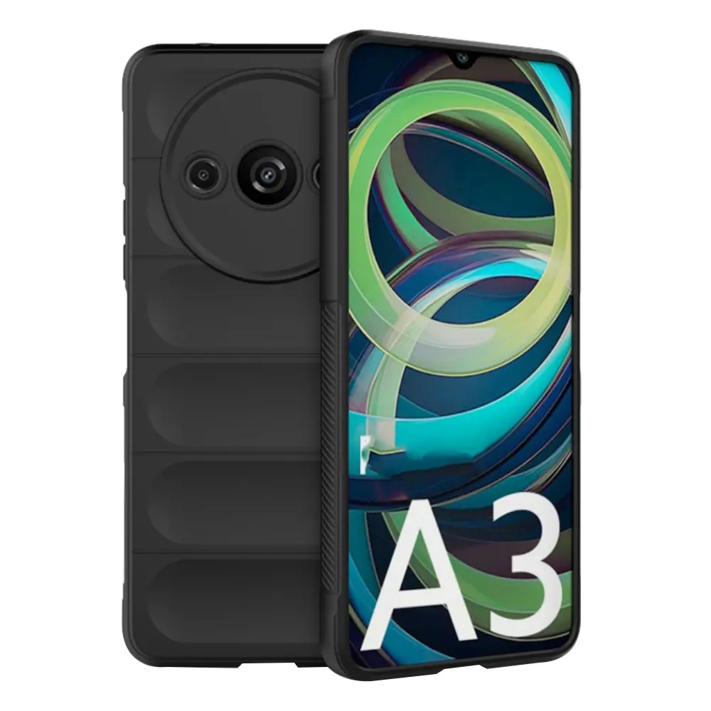 Techsuit Kouzelný Štít Xiaomi Redmi A3 Redmi A3x Černý