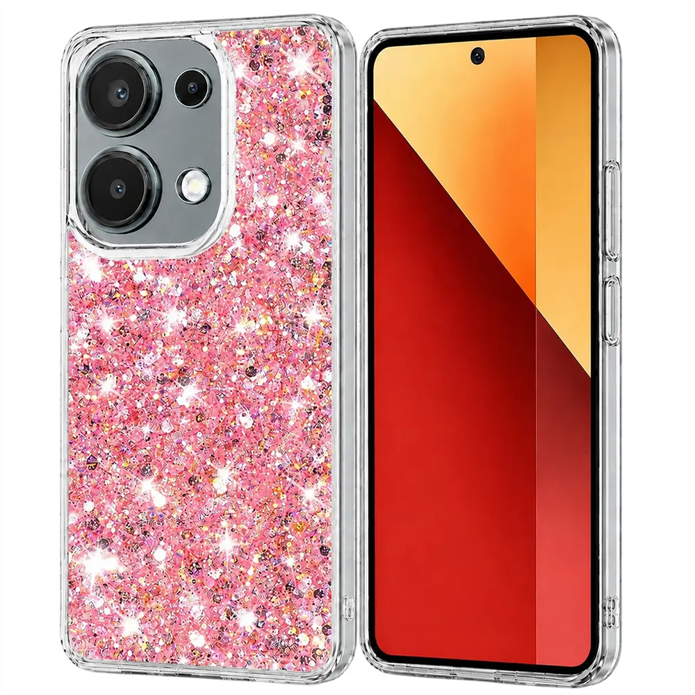 Techsuit Sparkly Glitter Xiaomi Redmi Note 13 Pro 4G Poco M6 Pro 4G Růžový
