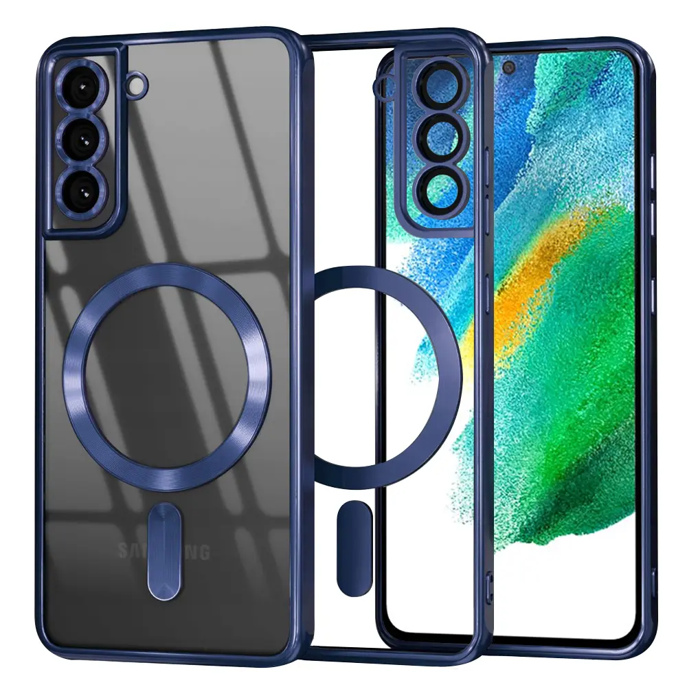 Techsuit Luxusní MagSafe Samsung Galaxy S21 FE 5G Tmavě modrý