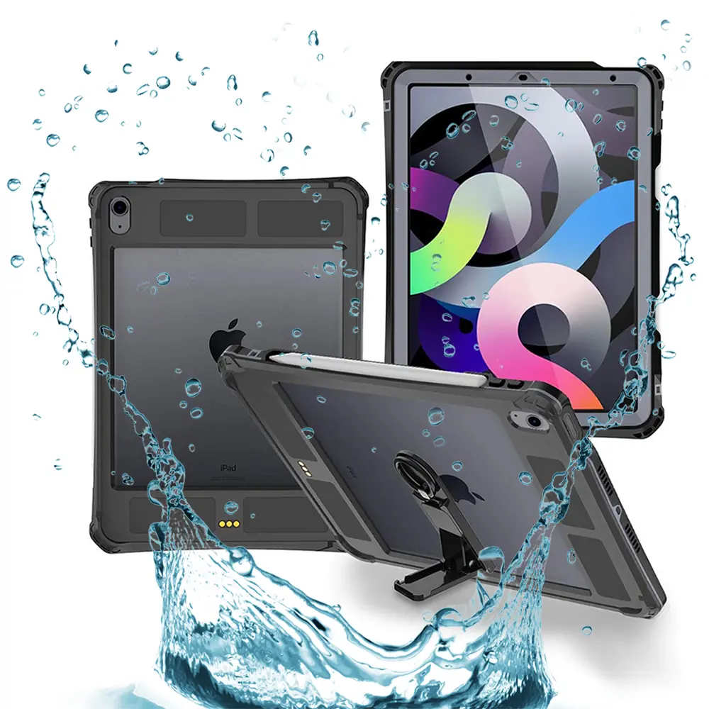 ShellBox Waterproof IP68 iPad Air 4 2020 Air 5 2022 Black