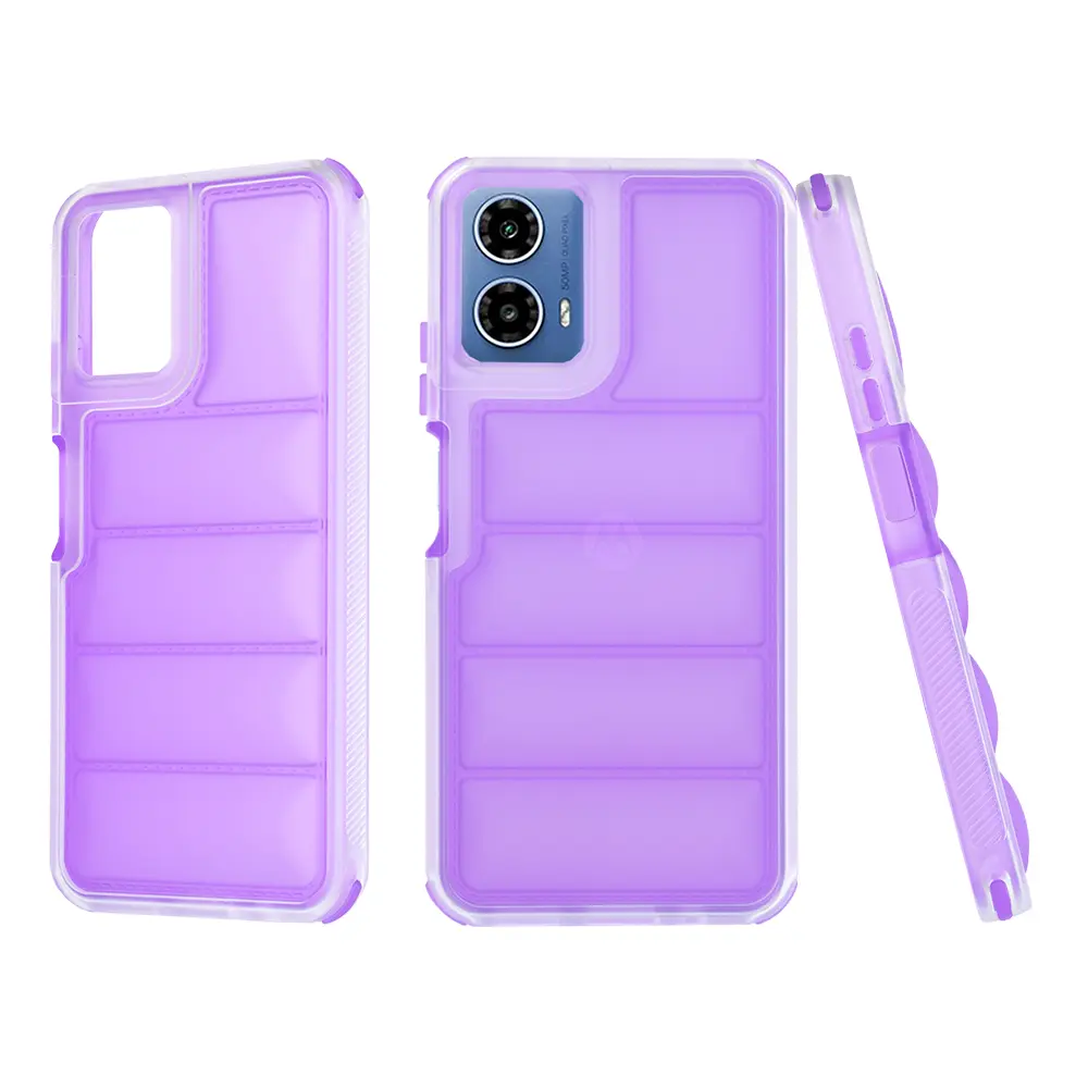 Techsuit Wave Shield pouzdro na Motorola Moto G34 / Moto G45 – fialkové