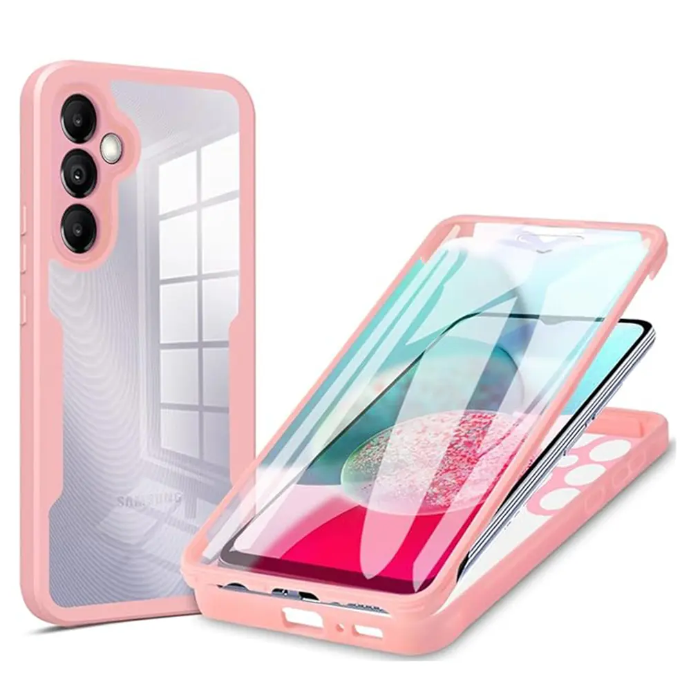 Techsuit ColorVerse 360 Series Screen Protector Samsung Galaxy A14 4G 5G Pink