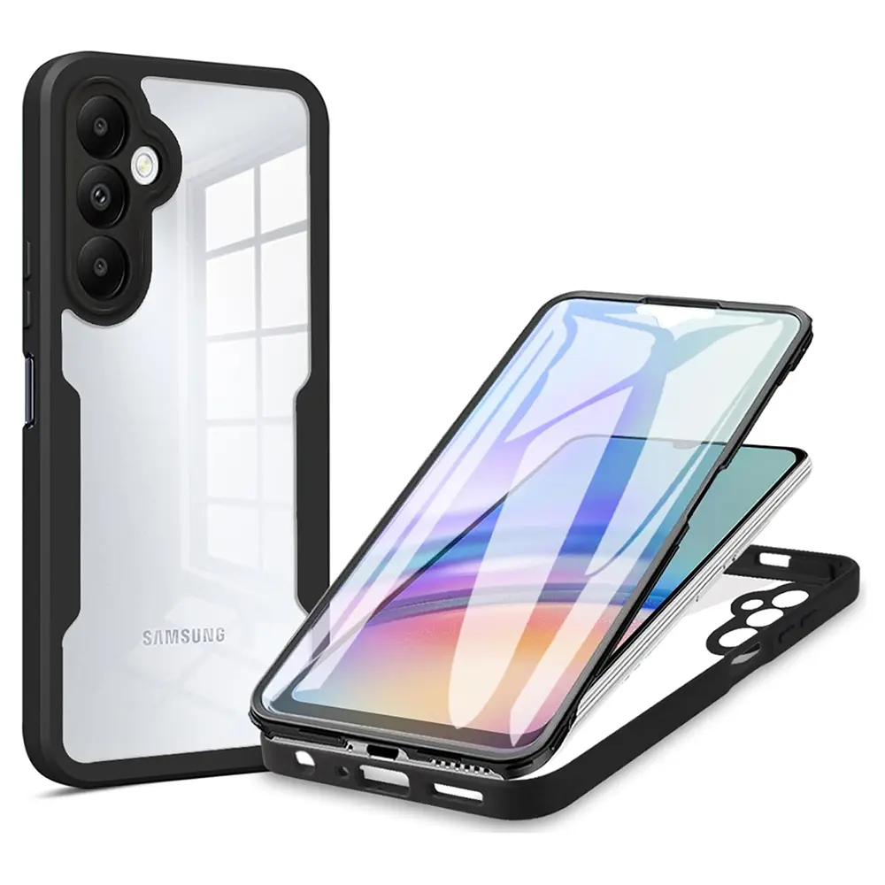 Techsuit ColorVerse 360 Series Screen Protector Samsung Galaxy A15 Black