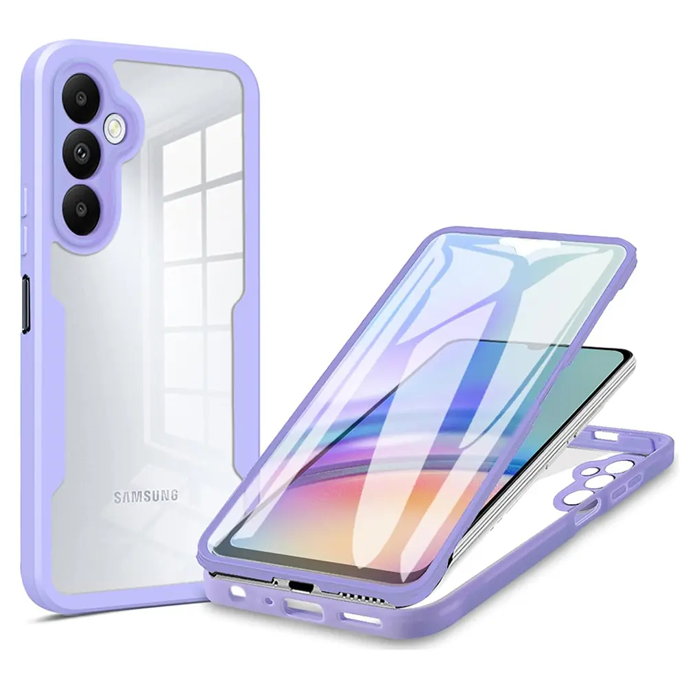 Techsuit ColorVerse 360 Protector Samsung A15 Purple