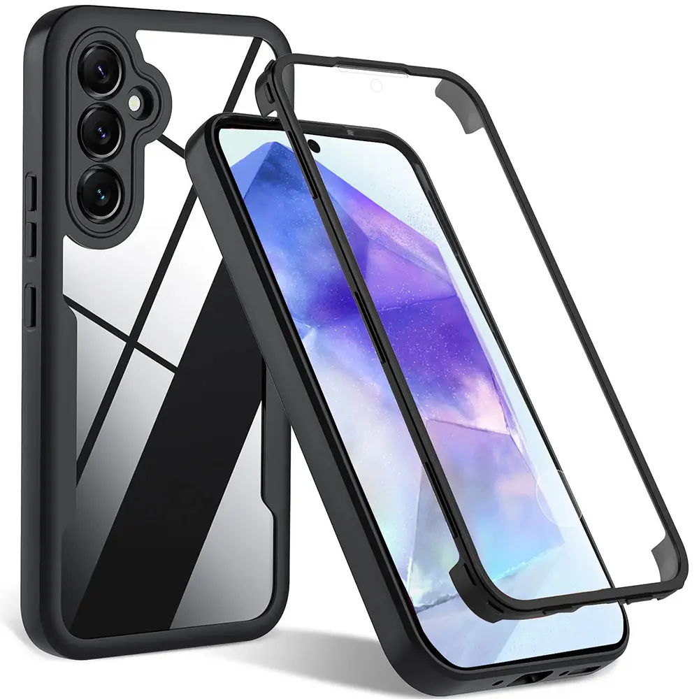 Techsuit ColorVerse 360 Series Screen Protector Samsung Galaxy A35 5G Black