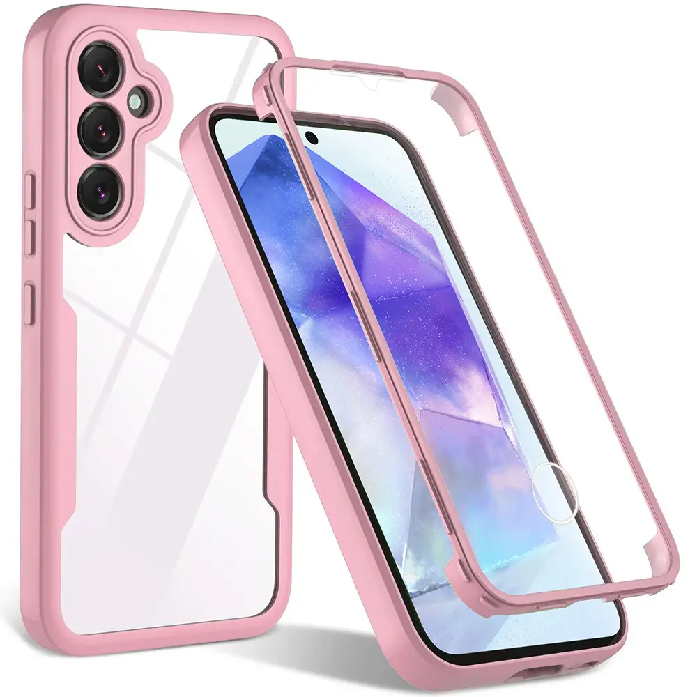 Techsuit ColorVerse 360 Series Screen Protector Samsung Galaxy A55 5G Pink