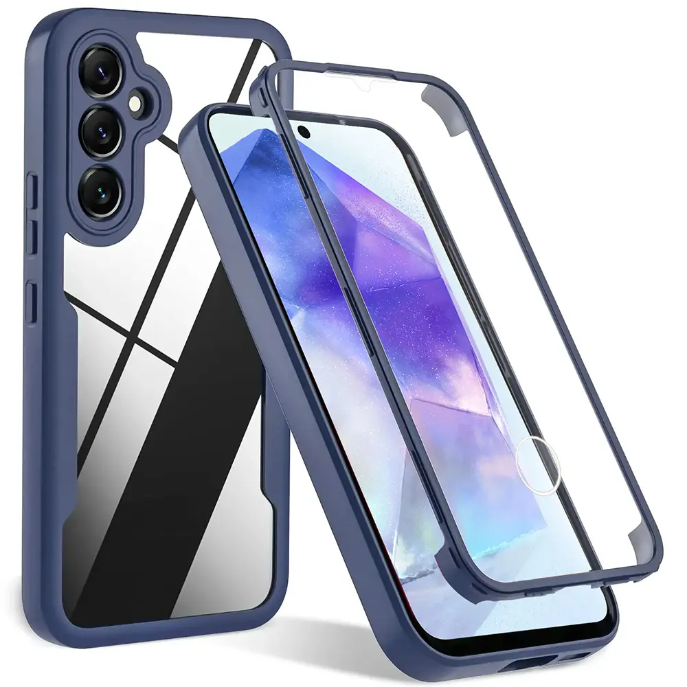 Techsuit ColorVerse 360 Series Screen Protector Samsung Galaxy A55 5G Blue