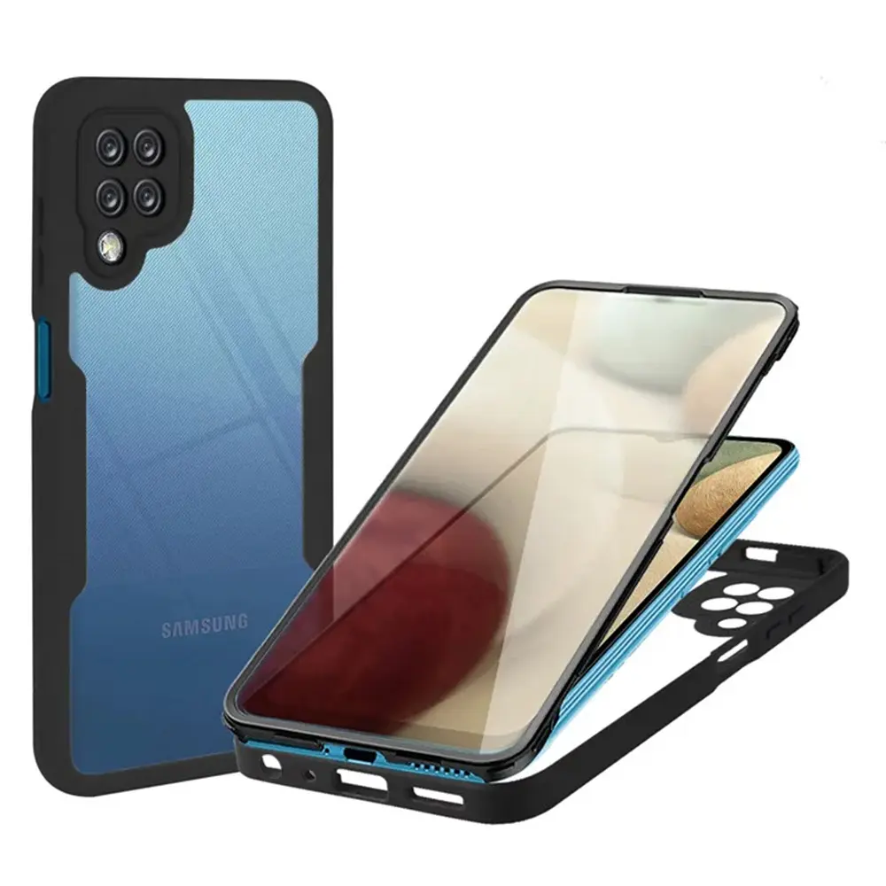 Techsuit ColorVerse 360 Series Screen Protector Samsung Galaxy A12 Black
