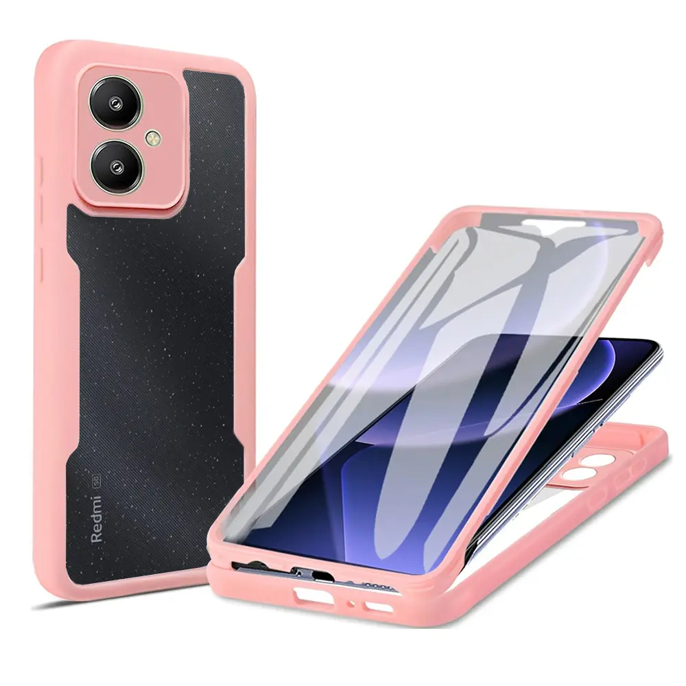Techsuit ColorVerse 360 Series Screen Protector Xiaomi Redmi 13C 5G Pink