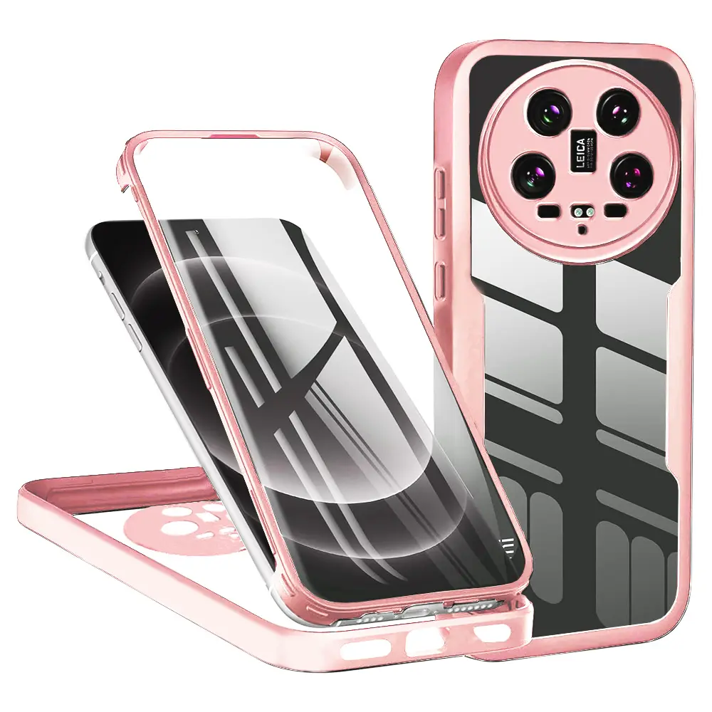 Techsuit ColorVerse 360 Series Screen Protector Xiaomi 14 Ultra Pink