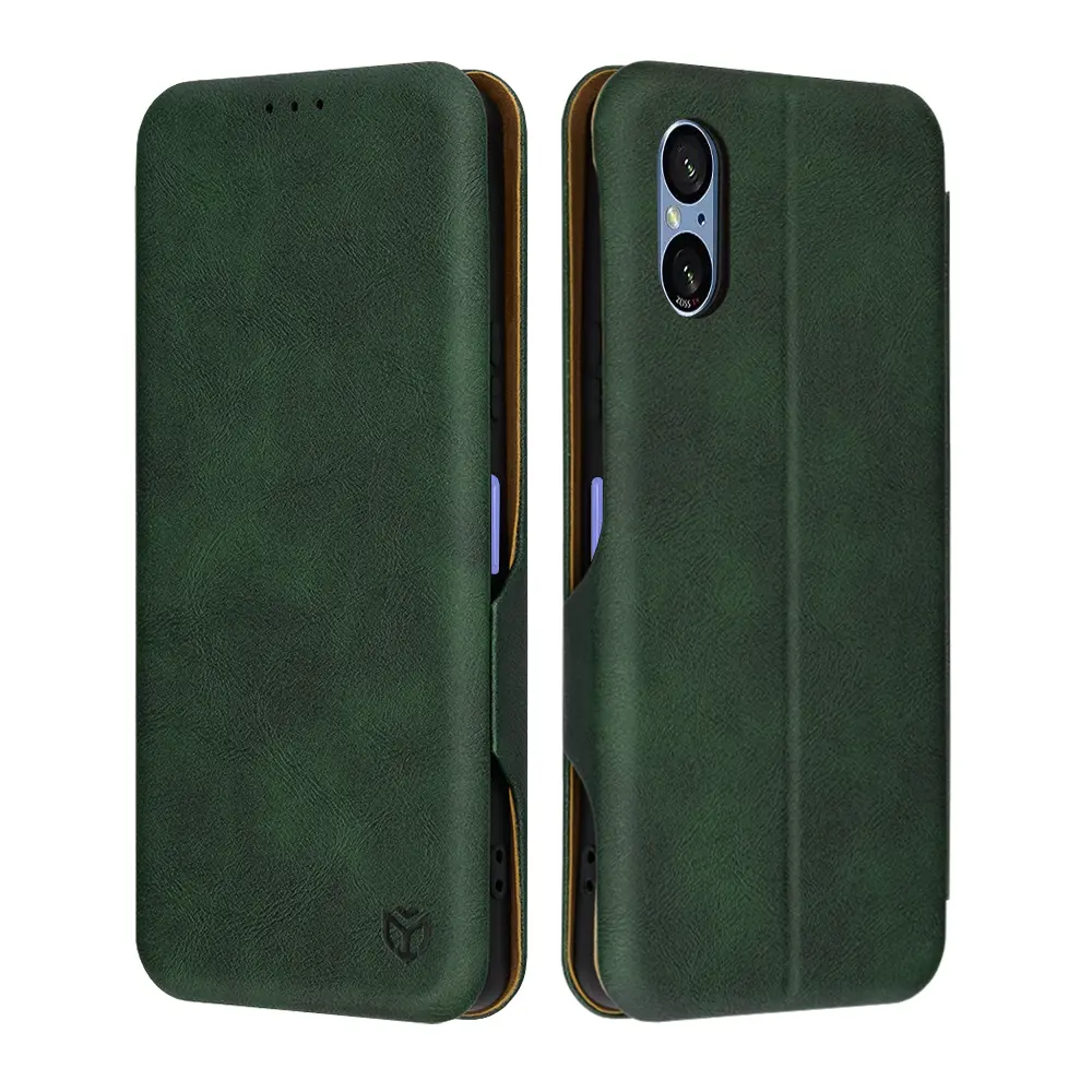 Techsuit Safe Wallet Plus pro Sony Xperia 5 VI zelená