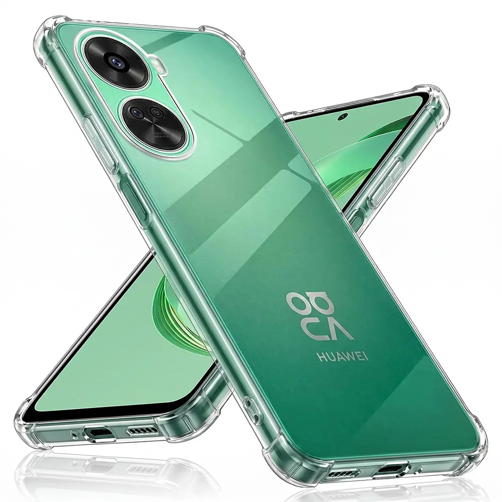 Techsuit Shockproof Clear Silicone pro Huawei nova 11 SE 12 SE Clear