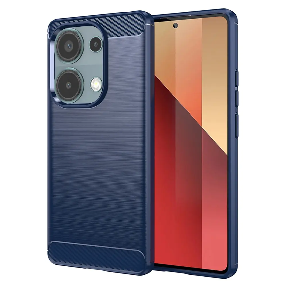 Techsuit CarbonSilicone Redmi Note13Pro4G PocoM6Pro4G modrá
