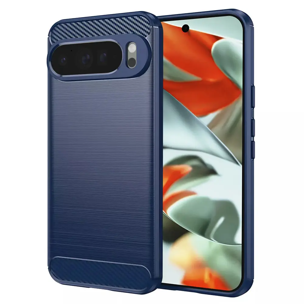 Techsuit CarbonSilicone kryt na Google Pixel 9 Pro XL modrý