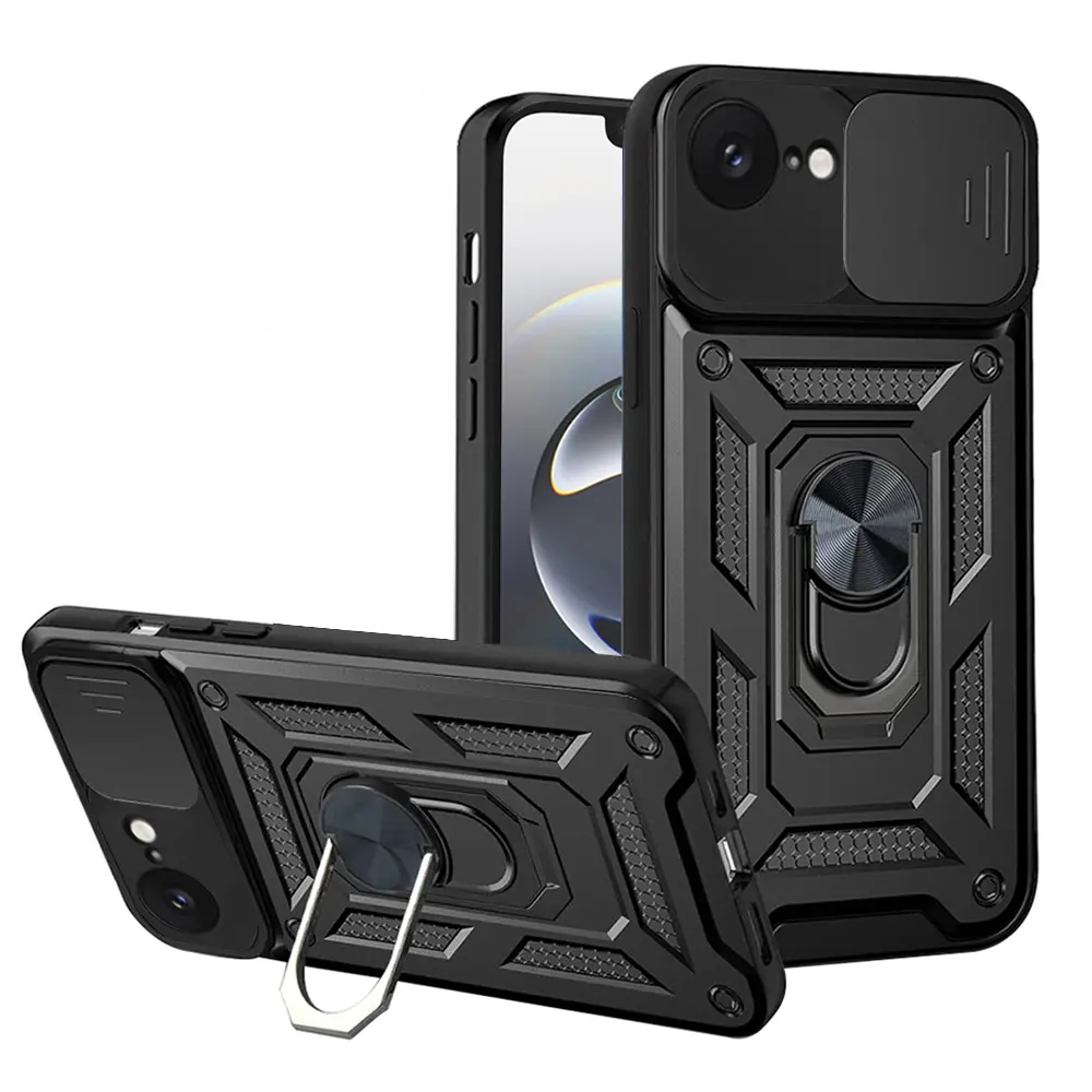Techsuit CamShield, iPhone 16e / 17e, černý