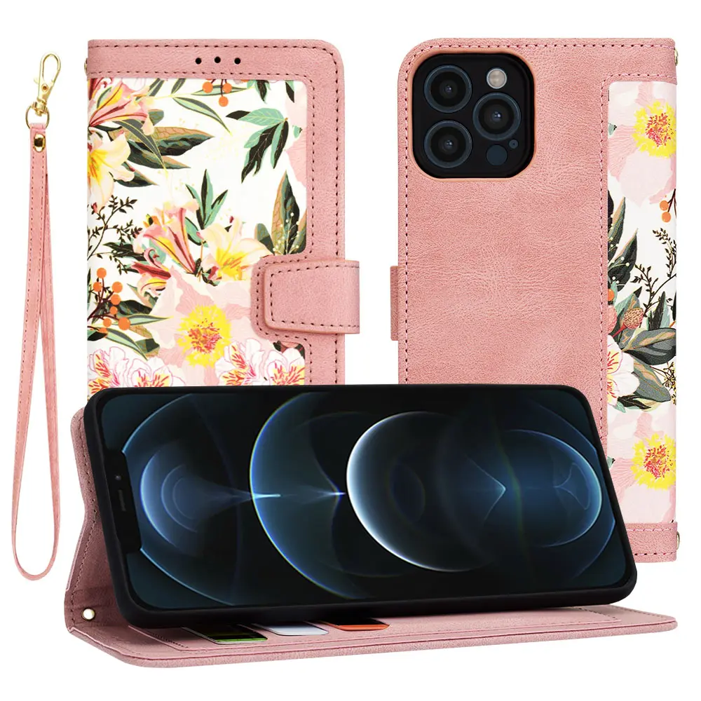 Techsuit FlipCraft iPhone 12 Pro Max Sladká Růžová
