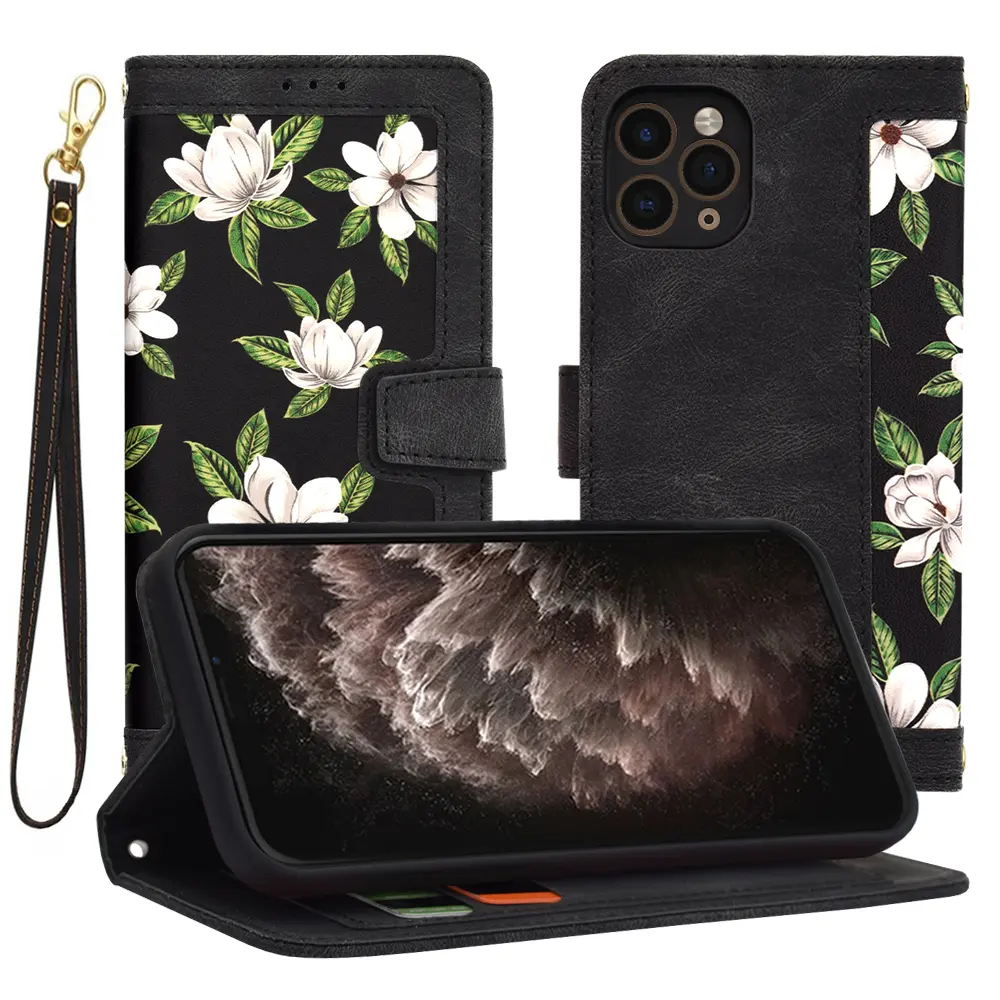 Techsuit FlipCraft iPhone 11 Pro Flowers of the Dawn