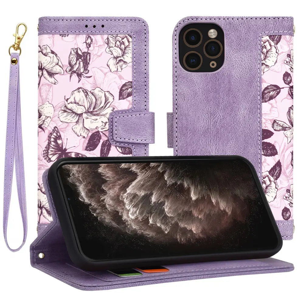 Techsuit FlipCraft iPhone 11 Pro Tajemná fialová