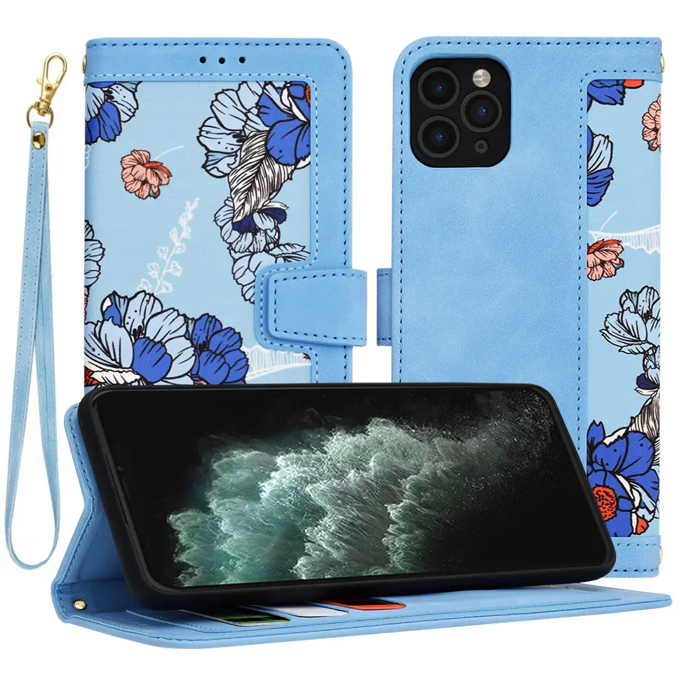 Techsuit FlipCraft iPhone 11 Pro Max Zářivě modrá