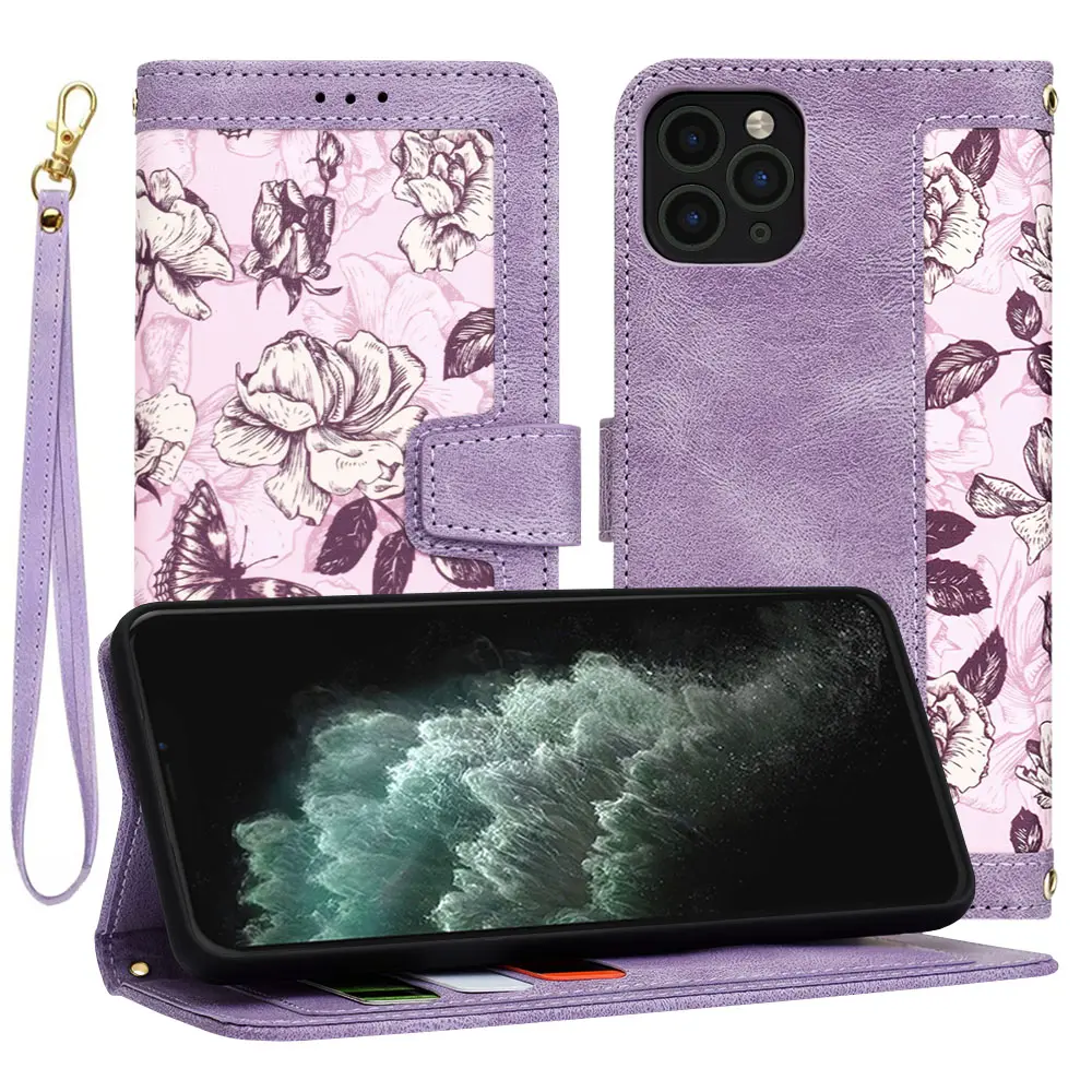 Techsuit FlipCraft iPhone 11 Pro Max Tajemná fialová