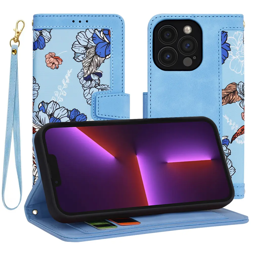 Obal Techsuit FlipCraft pro iPhone 13 Pro Vibrant Blue