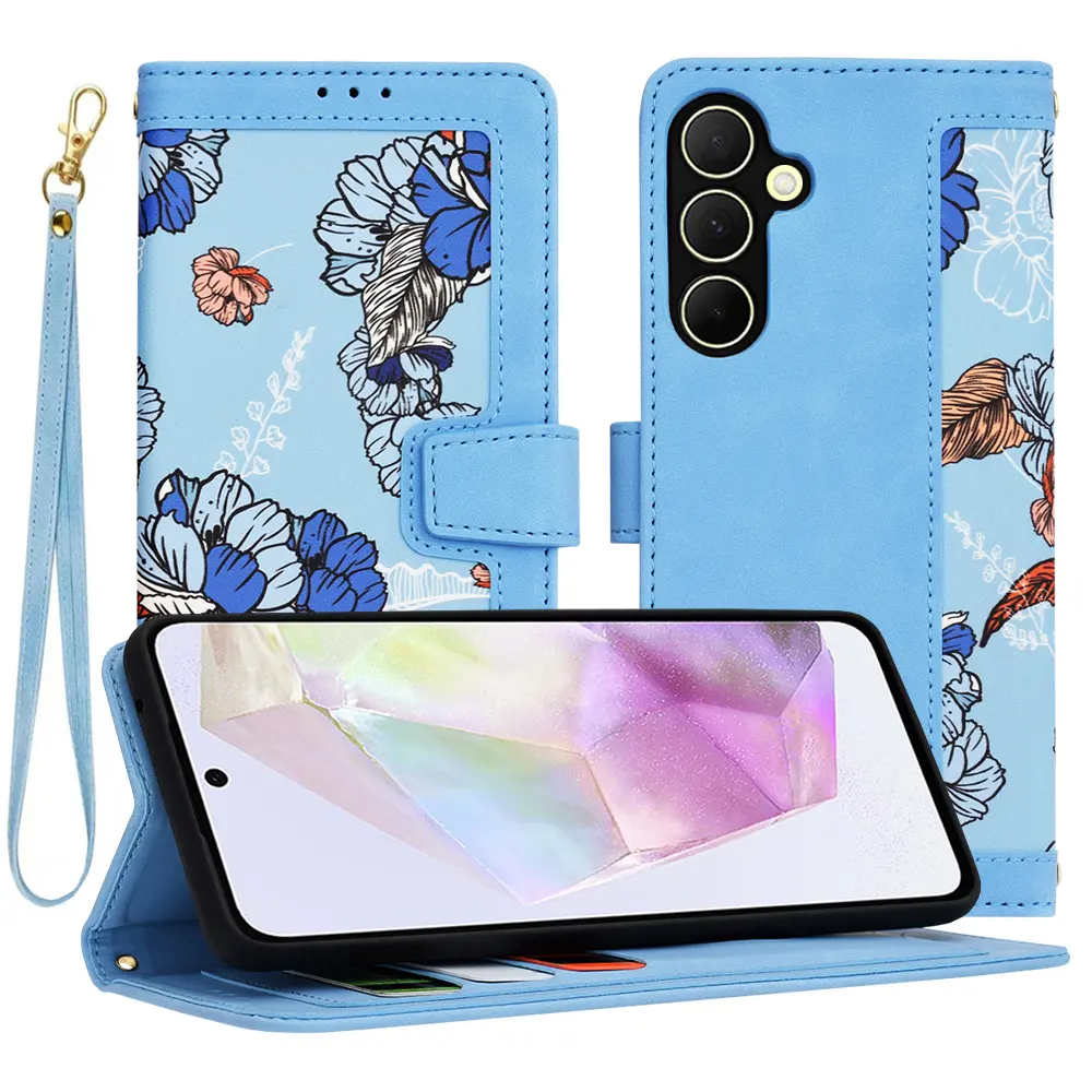 Techsuit FlipCraft Samsung Galaxy A35 5G Zářivá modrá
