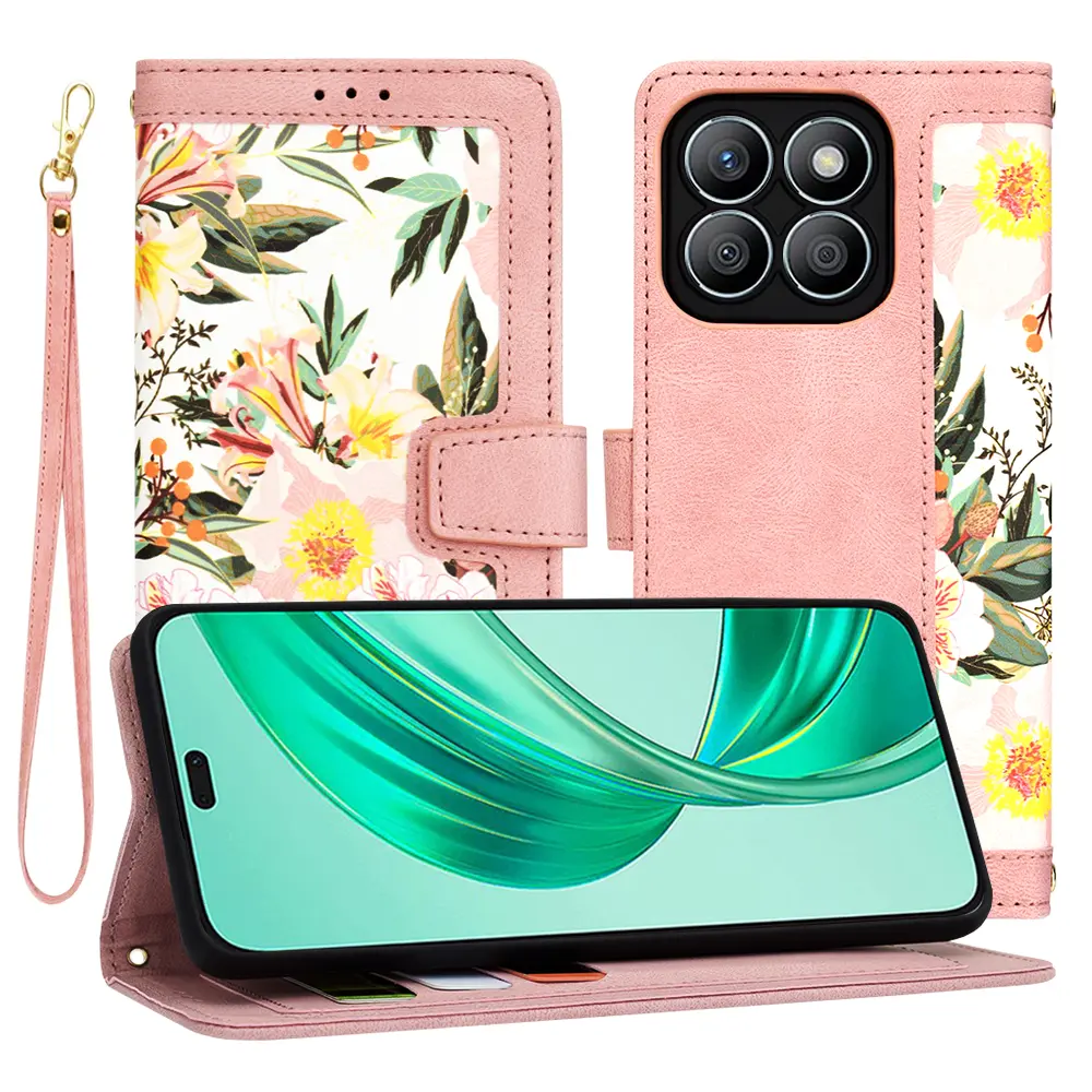 Techsuit FlipCraft Honor X8b Sweetheart Pink pouzdro