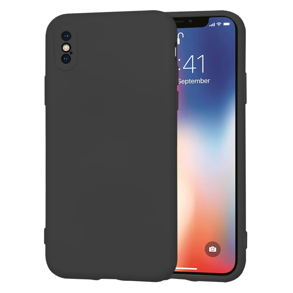 Techsuit SoftFlex pouzdro pro iPhone X iPhone XS černé